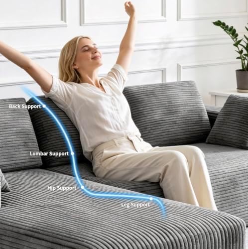 106" L-Shaped Modular Sectional Sofa - Image 6
