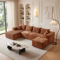 118'' Boneless Couch Sectional Sofa by HouseMila