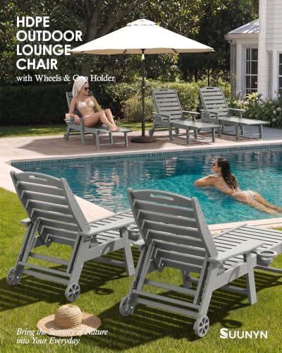 Chaise Lounge Outdoor Set of 2, Lounge Chair Outdoor - Image 4