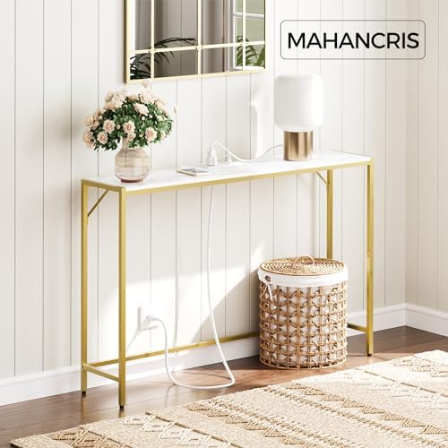 MAHANCRIS Console Table, Narrow Sofa Table, 43.7” Entrance Table - Image 2