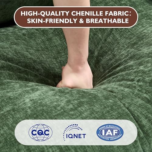Ihanherry 111.4" U Shaped Modern Sofa Modular Sectional Cloud Couch - Image 5