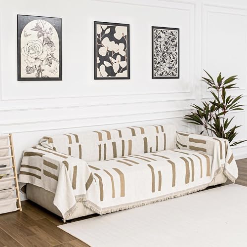 MYSKY HOME Sofa Covers for Sectional, L Shaped Sofa by MYSKYHOME