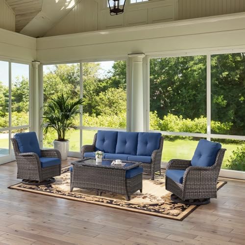 Belord Wicker Outdoor Furniture Patio Furniture Set - Image 2
