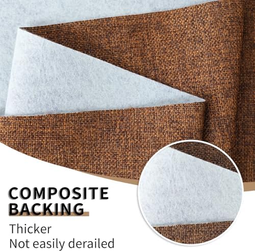 Heavy Linen Fabric 80x57 Inches, 1.2mm Thickness, Plain Solid Color Cloth - Image 2