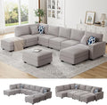 Legend Vansen Oversized Modular Sectional Sofa, U/L‑Shaped Reversible Couch by LLegendVansen
