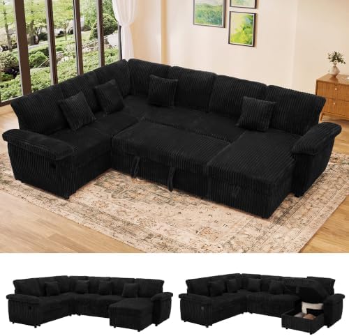 Modular Sectional Sleeper Sofa by Unknown