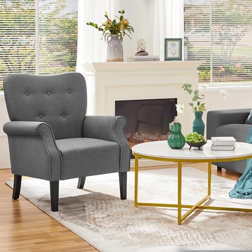 Yaheetech High Back Accent Chair Set of 2 - Image 5