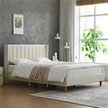 YUHUASHI Queen Bed Frame，Platform Bed by YUHUASHI