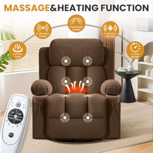Swivel Rocker Recliner Chair - Image 3