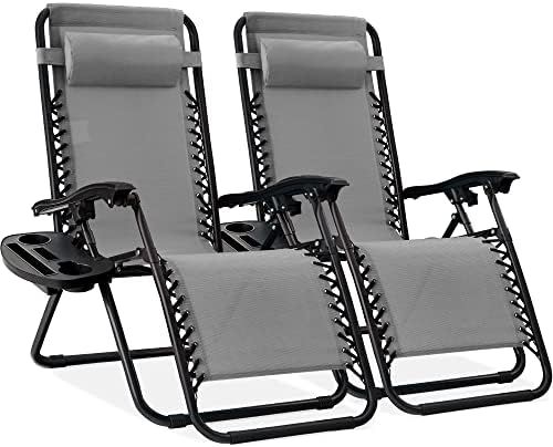 Best Choice Products Zero Gravity Chair Recliner, Ice Gray by BestChoiceProducts