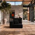 Maywish Single Modular Sofa Chair, Corduroy Boneless Couch by Maywish