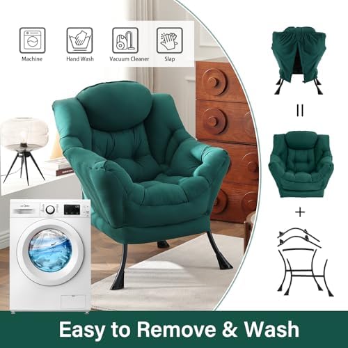 Lazy Chair, Comfy Reading Accent Chair - Image 6