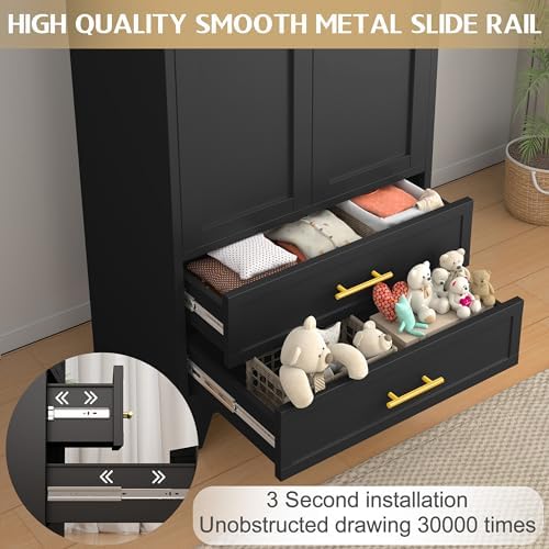 GAIOUS Metal Wardrobe Cabinet - Image 4