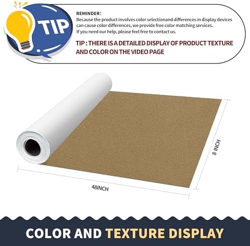 ONine Leather Repair Tape, Self Adhesive Leather Repair Patch, Leather Patches - Image 2