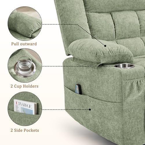 Korser 360° Swivel Rocker Recliner - Image 6