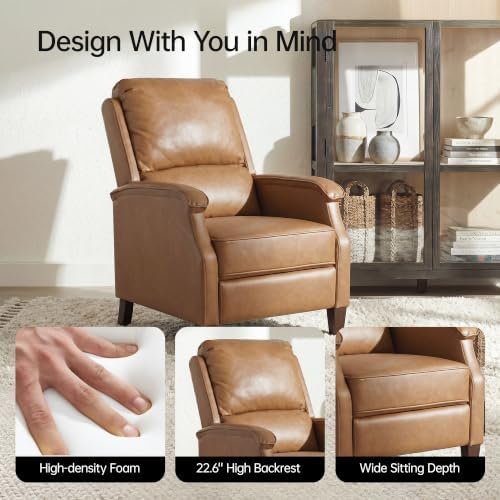 VKNOW Faux Leather Recliner Chair - Image 4