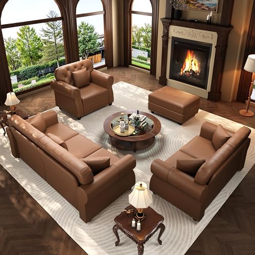 KEIKI 3-Piece Chesterfield Sofa Set - Image 3