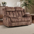 EBELLO Reclining Loveseat, Classic and 2 Seat Recliner Couch by EBELLO