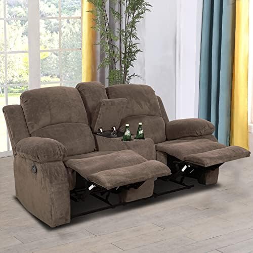 A Ainehome Living Room Furniture Set Leather Recliner Sofa Set Loveseat Chair - Image 3
