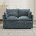55" Cloud Modular Loveseat Sofa by Abbrevi