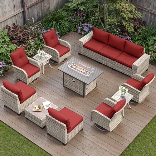 Outdoor Patio Furniture Set PE Wicker Rattan Outdoor Sectional Sofa by MuphyersPatioFurniture
