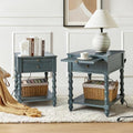 HULALA HOME Spindle End Table by HULALAHOME