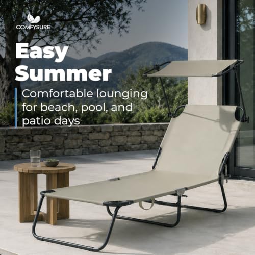 Folding Outdoor Set of 2 Lounge Chairs - Image 3
