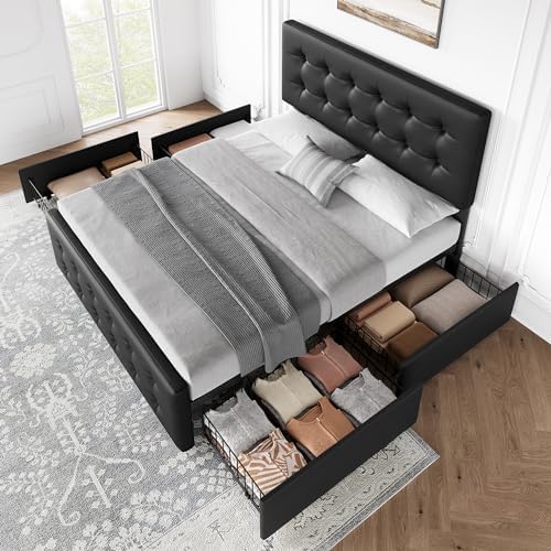 IDEALHOUSE Queen Size Bed Frame - Image 4