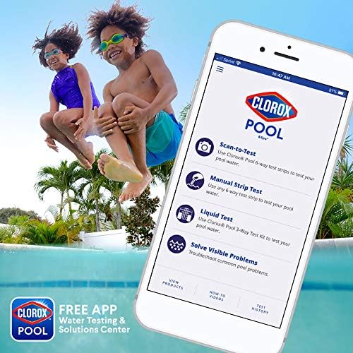 Clorox® Pool&Spa™ Swimming Pool 3-Way Water Test Kit, Accurately Measures - Image 4