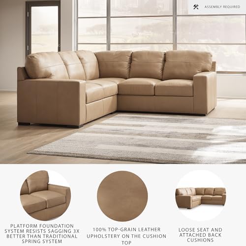Signature Design by Ashley Bandon 2-Piece Leather Sectional Sofa - Image 4