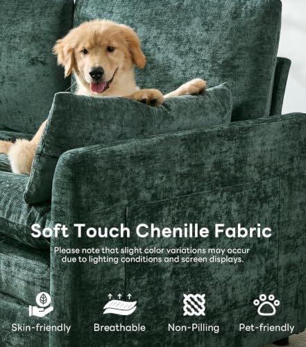 Iroomy Modern Accent Armchair – Cloud-Like Single Sofa - Image 6
