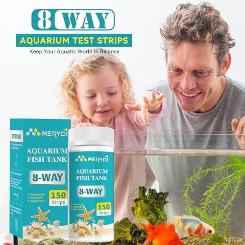 Aquarium Test Strips 8 In 1, 150ct Aquarium Ammonia Test Strips - Image 6