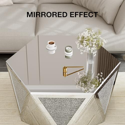 IKIFLY Mirrored Coffee Table - Image 4