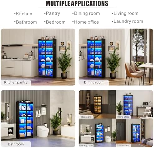 Dystler 5-Tier Display Cabinet - Image 6