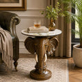 Elephant Head Accent End Table, Side Table by Gurdenidea