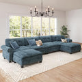 SUNSHINE VALLEY 150" Oversized Modular Sectional Couch U Shaped Living Room by SUNSHINEVALLEY