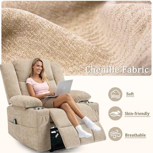 Korser Recliner Chair, Wall Hugger Recliners - Image 6