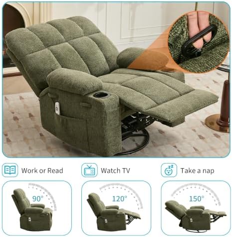 IDEALHOUSE Oversized Rocking Recliner Chair - Image 4
