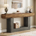 Tribesigns 63" Console Table, 2-Tier Entryway Table by Tribesigns