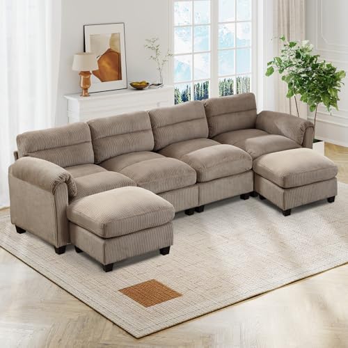 HAOMARKETS 115” Modular Sectional U Shaped Sofa by HAOMARKETS
