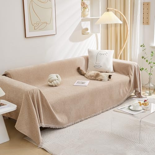 MEETSKY Sofa Covers for Sectional Sofa Set Couch Cover for Dogs Throw Couch - Image 2
