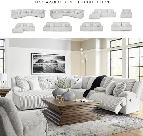 Signature Design by Ashley 6-Piece Reclining Sectional Sofa - Image 6