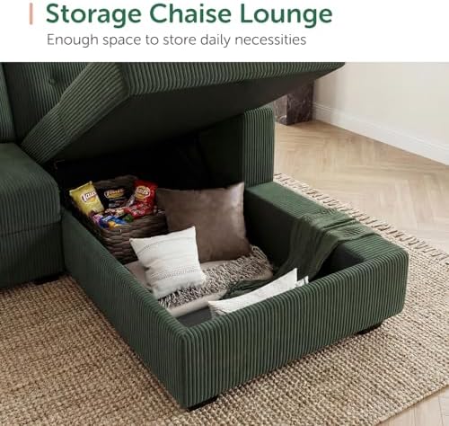HONBAY 111.4'' Modular Sectional Sleeper Sofa - Image 6
