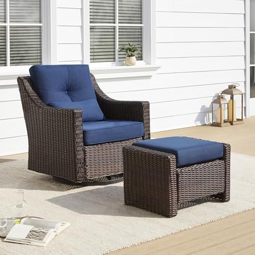 CHITA Patio Furniture Set, Outdoor Rocking Swivel Chair by Unknown