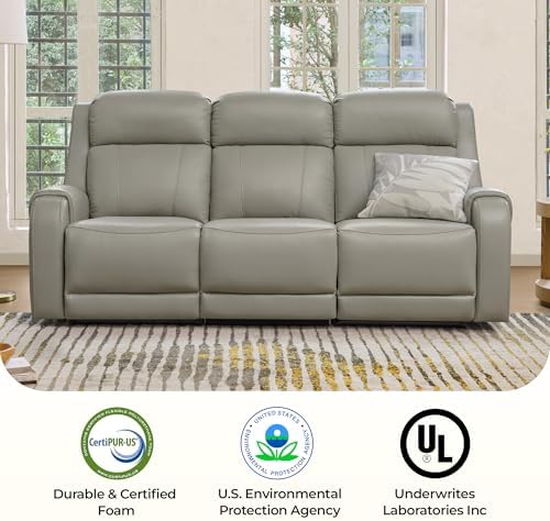 CHITA Genuine Leather Power Recliner Sofa, Loveseat - Image 5
