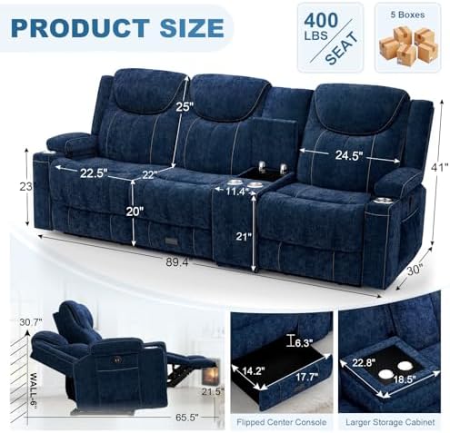 Dresegmt Recliner Sofa, 2 - Image 2