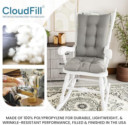 Klear Vu The Gripper Non-Slip Rocking Chair Cushion Set - Image 4