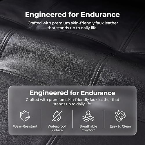 Faux Leather Sectional Couches for Living Room - Image 4
