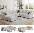 Legend Vansen Oversized Modular Sectional Sofa, U/L‑Shaped Reversible Couch by LLegendVansen