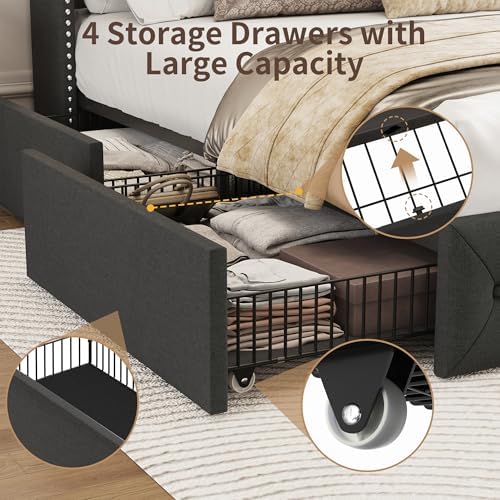 BRELTAM Queen Size Bed Frame - Image 3